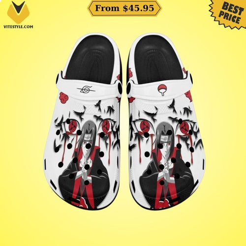 Naruto Shippuden Sharingan Itachi Uchiha Crocs Crocband Shoes