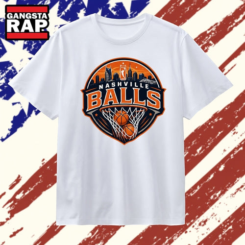 Nashville Balls WNBA Basketball Team Logo T Shirt , Vintage Trending Shirt
