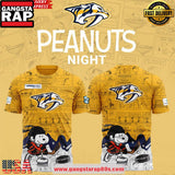 Nashville Predators 75th Anniversary of Peanuts 3D T-Shirt