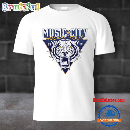 Nashville Predators Music City Hockey Tour 24-25 T Shirt