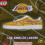 NBA Los Angeles Basketball New Design Air Force 1 Sneakers Shoes