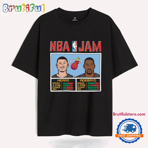 Nba Miami Heat Herro And Adebayo T Shirt