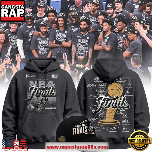 NBA San Antonio Spurs Western Conference Champions 2026 Signature Unisex Hoodie