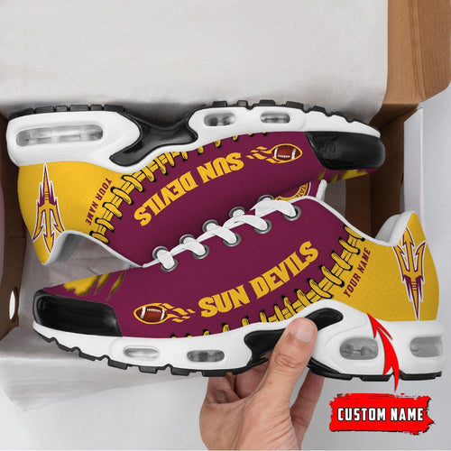 NCAA Arizona State Sun Devils Football Custom New Design Air Max Plus Shoes Running Sneakers