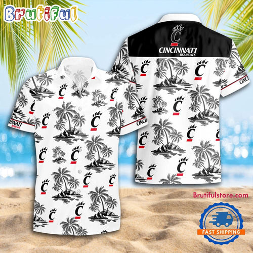 NCAA Cincinnati Bearcats Sporty Aloha Summer Hawaiian Shirt