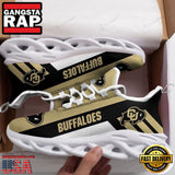 NCAA Colorado Buffaloes Unique Design Max Soul Shoes Running Sneakers
