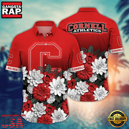 NCAA Cornell Big Red Hot Summer Aloha Hawaiian Shirt Hawaiian Shirt