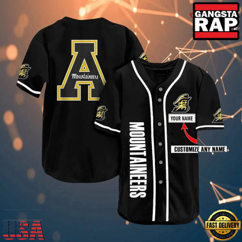 NCAA Custom Appalachian State Mountaineers Design Baseball Jersey