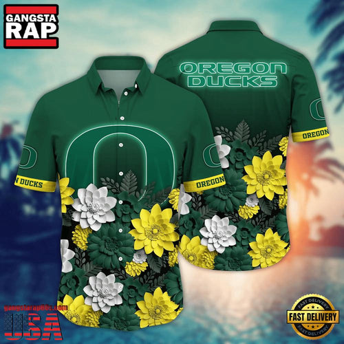 NCAA Ducks Hot Summer Aloha Hawaiian Shirt Hawaiian Shirt