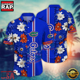 NCAA Florida Gators Flower Style Hot Summer Aloha Hawaiian Shirt