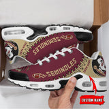 NCAA Florida State Seminoles Football Custom New Design Air Max Plus Shoes Running Sneakers