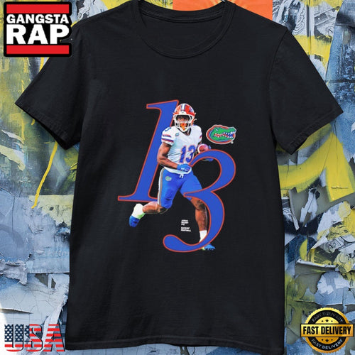 NCAA Jadan Baugh 13 Florida Gators 2025 Black Shirt