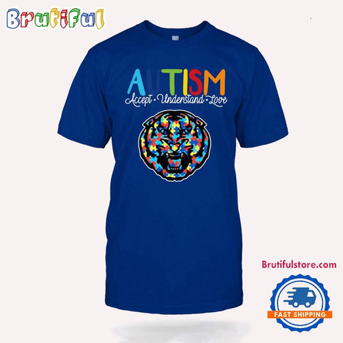 NCAA LSU Tigers Autism Accept Understand Love T-Shirt