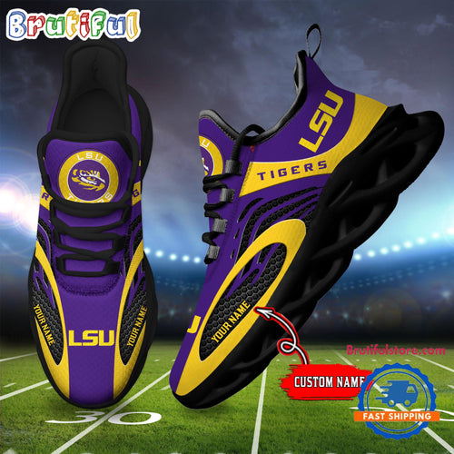 NCAA LSU Tigers Sport Team New Design Max Soul Shoes Sneaker
