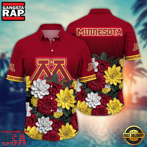 NCAA Minnesota Golden Gophers Hot Summer Aloha Hawaiian Shirt Hawaiian Shirt