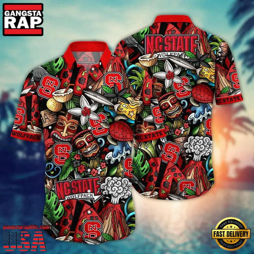 NCAA NC State Wolfpack Sporty Hot Hot Summer 2025 Hawaiian Shirt