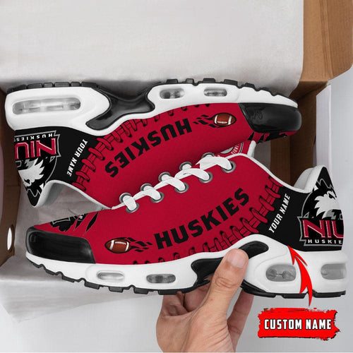 NCAA Northern Illinois Huskies Football Custom New Design Air Max Plus Shoes Running Sneakers