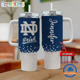 NCAA Notre Dame Fighting Irish Personalized Stanley Diamond Tumbler 40oz