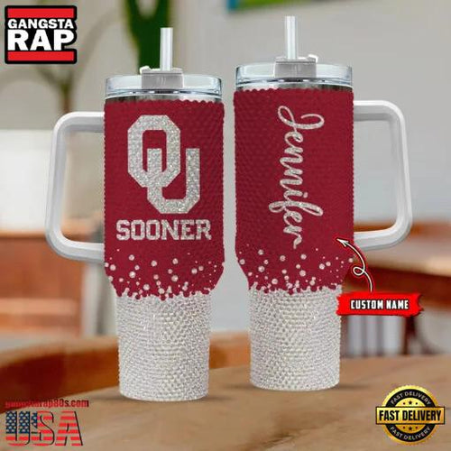 NCAA Oklahoma Sooners Custom Name Stanley Diamond Tumbler 40oz