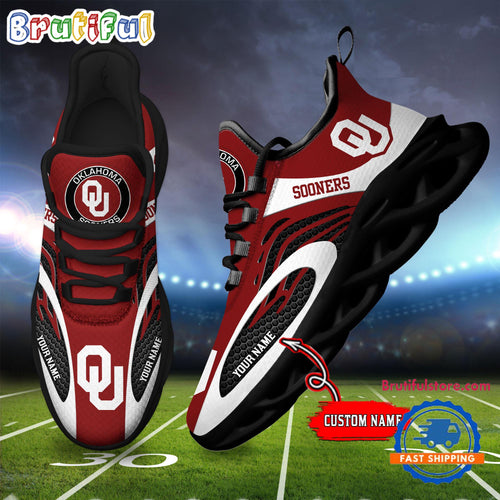 NCAA Oklahoma Sooners Sport Team New Design Max Soul Shoes Sneaker