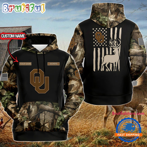 NCAA Oklahoma Sooners Sporty Camo Hunting Style Hoodie, Sweatshirt, TShirt