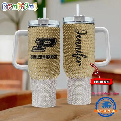 NCAA Purdue Boilermakers Personalized Stanley Diamond Tumbler 40oz