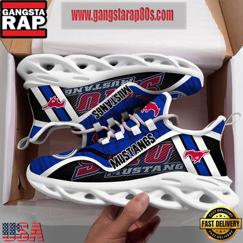NCAA SMU Mustangs New Design Max Soul Shoes Running Sneakers