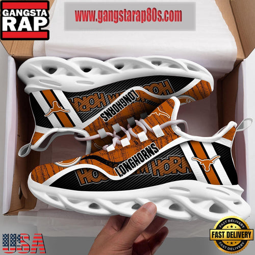 NCAA Texas Longhorns New Design Max Soul Shoes Running Sneakers