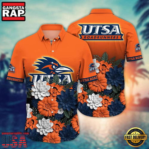 NCAA UTSA Roadrunners Hot Summer Aloha Hawaiian Shirt Hawaiian Shirt