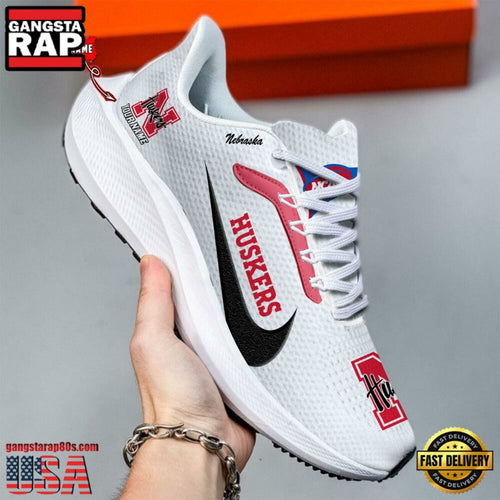 Custom Name Nebraska Cornhuskers New Design Air Force 1 Shoes Running Sneakers