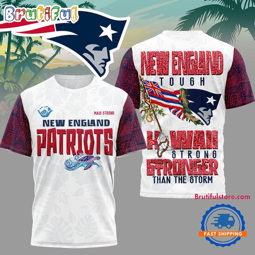 New England Patriots 2026 NFL Hawaii Strong Limited Edition 3D Shirt