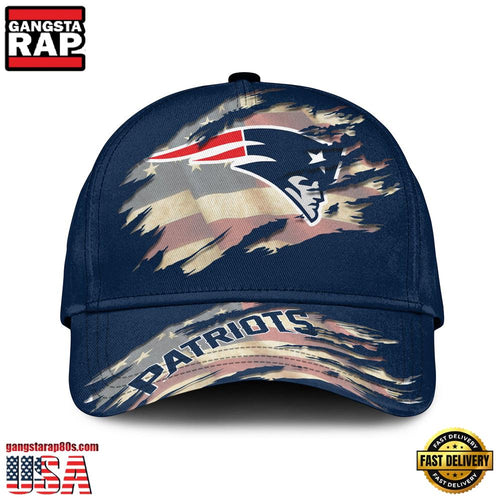 NFL New England Patriots American Flag Baseball Cap Snapback Hats
