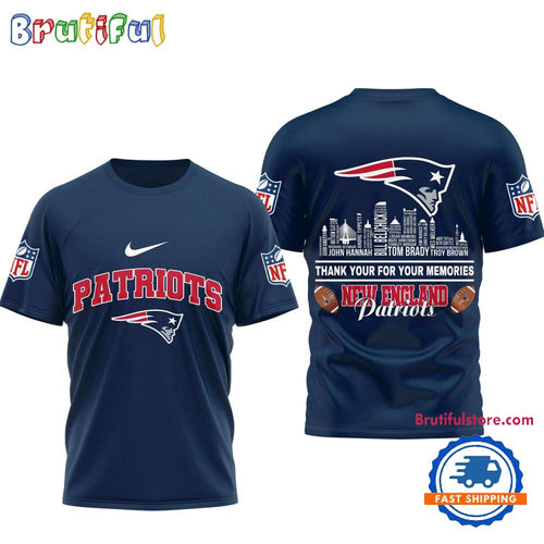 New England Patriots Football Legends of the Game 3D Shirt