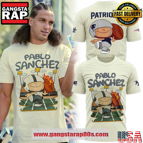 New England Patriots GOAT Pablo Sanchez Unisex 3D Shirt
