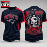 New England Patriots NFL Till I’m Dead Forever Skull Fan Pride 3D Shirt, Football New Design Shirt Hoodie T-Shirt