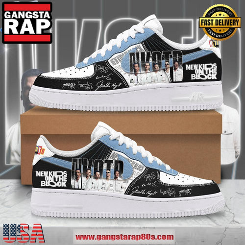 New Kids On The Block Signature Limited Edition Air Force 1 Running Sneakers Shoes