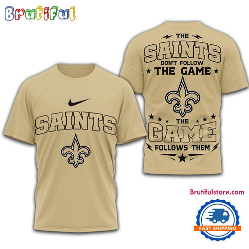 New Orleans Saints 2026 NFL Rule The Field Limited 3D T Shirt