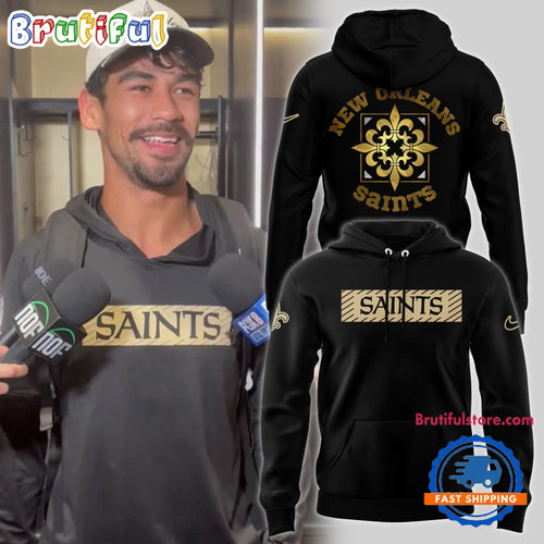 New Orleans Saints Black Myth Hoodie