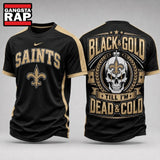 New Orleans Saints NFL Till I’m Dead Forever Skull Fan Pride 3D Shirt, Football New Design Shirt Hoodie T-Shirt
