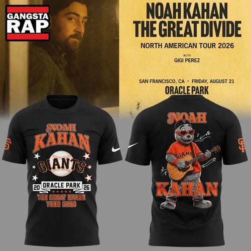 New Shirt Noah Kahan x San Francisco Giants The Great Divide Tour 2026 T Shirt