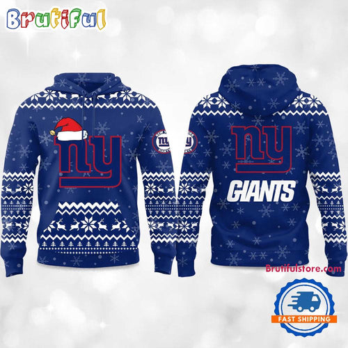 New York Giants 2025 Reindeer Football Christmas New Hoodie Shirt