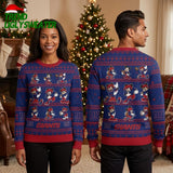 New York Giants Captain Mickey Mouse Football Ugly Christmas Sweater