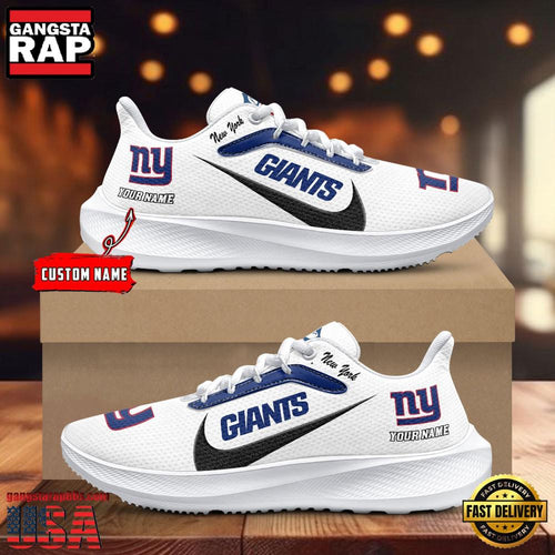 Custom Name New York Giants New Design Air Force 1 Shoes Running Sneakers