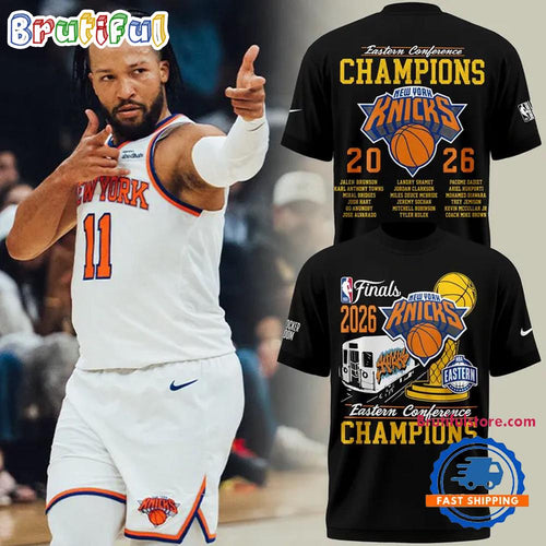 New York Knicks Eastern Conference Champions Locker Room 2026 Limited Edition T Shirt