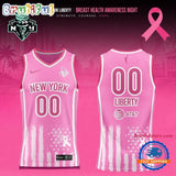 New York Liberty 2026 WNBA Breast Health Awareness Night Limited Edition Basketball Jersey