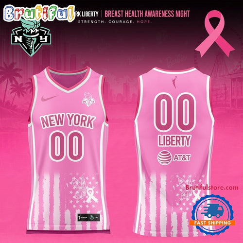 New York Liberty 2026 WNBA Breast Health Awareness Night Limited Edition Basketball Jersey