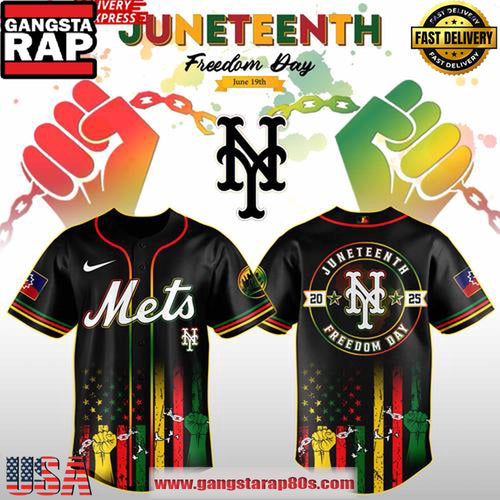 New York Mets Juneteenth Day 2025 Special Baseball Jersey Shirt