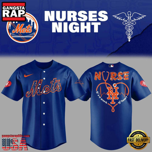 New York Mets NURSES NIGHT 2025Baseball Jersey Shirt