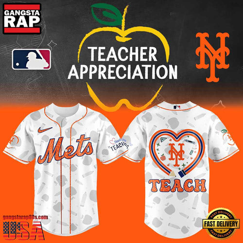 New York Mets Teacher Appreciation 2025 LimitedBaseball Jersey Shirt