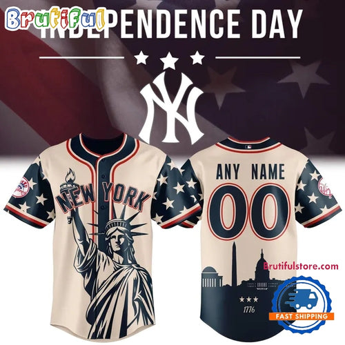 New York Yankees 2026 Independence Day New Baseball Jersey